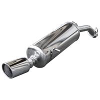 100% RVS Sportuitlaat Peugeot 208 1.6 16v Turbo GTi (200pk) 2013- 100mm X-Race