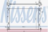 Motorradiator NISSENS NIS 666203