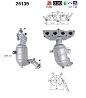 mazda Katalysator 25139