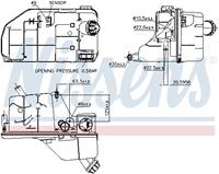 Ausgleichsbehälter, Kühlmittel Nissens 996061