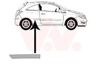 vanwezel Zier-/Schutzleiste, Seitenwand hinten rechts Van Wezel 3750410