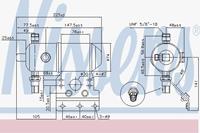 Droger, airconditioning NISSENS 95521