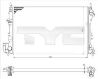 Kühler, Motorkühlung TYC 725-0009