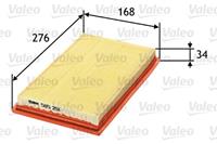 VALEO Luftfilter 585251  MINI,MINI R50, R53,MINI Cabriolet R52