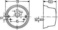 HELLA Heckleuchte 2SB 001 259-261