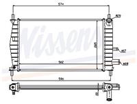 Kühler, Motorkühlung Nissens 62085A