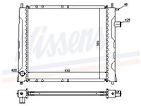 NISSENS Wasserkühler 642091 Kühler,Motorkühler ROVER,MG,25 RF,200 RF,45 Stufenheck RT,45 RT,400 RT,CABRIOLET XW,400 Hatchback RT,STREETWISE