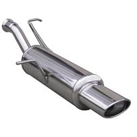 100% RVS Sportuitlaat Peugeot 307 1.6 16v (110pk) 2001- 120x80mm