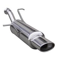 100% RVS Sportuitlaat Peugeot 307 2.0 16v (138pk) 2001- 120x80mm