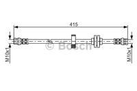 Bremsschlauch Vorderachse Bosch 1 987 476 999