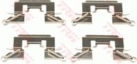 Zubehörsatz, Scheibenbremsbelag Vorderachse TRW PFK609
