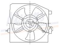 Lüfter, Motorkühlung Nissens 85224