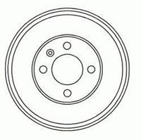 A.B.S. Bremstrommel 7173-S  VW,GOLF III 1H1,GOLF II 19E, 1G1,GOLF III Variant 1H5,JETTA II 19E, 1G2, 165
