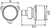 Blinkleuchte hinten Hella 2BA 008 221-041