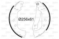 Bremsbackensatz Hinterachse Valeo 562552