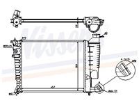 NISSENS Wasserkühler 61335A Kühler,Motorkühler PEUGEOT,CITROËN,306 Schrägheck 7A, 7C, N3, N5,306 Cabriolet 7D, N3, N5,306 Break 7E, N3, N5