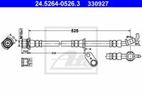 Bremsschlauch Vorderachse links ATE 24.5264-0526.3