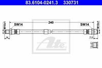 Bremsschlauch ATE 83.6104-0241.3