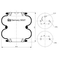 febibilstein FEBI BILSTEIN Federbalg, Luftfederung 39327