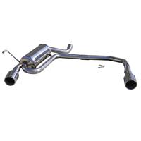 100% RVS Dubbele Sportlaat Peugeot 406 Coupe 2.0 (132pk) 1997- Links/Rechts 102mm