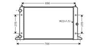 seat RADIATEUR SHARAN/ALHAMBRA 18i 97-00