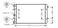 volkswagen RADIATEUR BENZINE 1.4