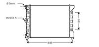 seat Radiateur 8/83+ 1000 A
