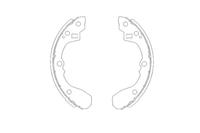 kavoparts Bremsbackensatz Hinterachse Kavo Parts KBS-4403