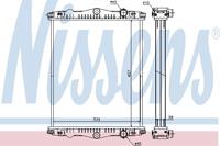 Radiateur NISSENS 614430