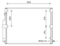 toyota CONDENSOR Landcruiser 4.2 TDi 01/98