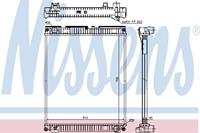 Radiator, motorkoeling NISSENS 67227