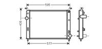 fiat Radiateur 17002371