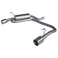 100% RVS Dubbele Sportlaat Peugeot 406 1.8 (110pk) 1997- Links/Rechts 102mm