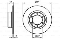 BOSCH Bremsscheiben 0 986 478 050 Scheibenbremsen,Bremsscheibe CITROËN,2 CV,MEHARI