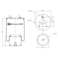 febibilstein Federbalg, Luftfederung Hinterachse beidseitig Febi Bilstein 40289