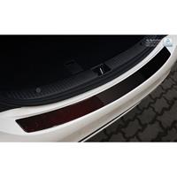 mercedes-benz Carbon Achterbumperprotector Mercedes C-Klasse W205 Sedan 2014- Rood-Zwart Carbon