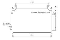 mazda CONDENSOR CX7 2 2-deurs/23i vanaf06