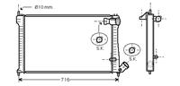 citroen Radiateur Diesel -4/99 19 Td 66kw -auto