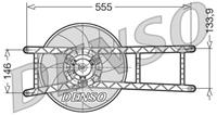 Ventilator, motorkoeling DENSO DER09017