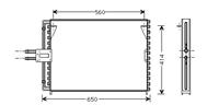 renault AIRCO CONDENSOR tot98 1.8 / 2.0 / 3.0