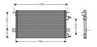 Condensor Cond Chrysler Voyager 96-
