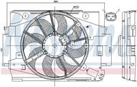 dacia Koelventilator 85892