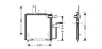 mazda Condensor Demio Fact Installed 98-