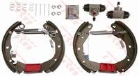 TRW Bremsensatz, Trommelbremse GSK1611  OPEL,VAUXHALL,VECTRA A 86_, 87_,KADETT E CC 33_, 34_, 43_, 44_,VECTRA A CC 88_, 89_,KADETT E Cabriolet 43B_