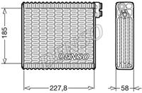 DENSO Verdampfer DEV09011 Klimaverdampfer,Verdampfer, Klimaanlage FIAT,STILO 192,STILO Multi Wagon 192