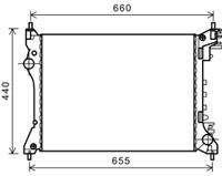 Alfa RADIATEUR MITO/DOBLO 14i MT vanaf08