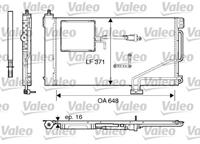 Condensator, Airconditioner Valeo 817849