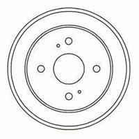 Bremstrommel Hinterachse ABS 2363-S