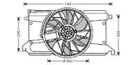 mazda Koelventilator Compleet 1.4,1.6