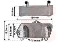 vanwezel VAN WEZEL Ölkühler, Automatikgetriebe 58013701  VW,AUDI,SKODA,GOLF V 1K1,TOURAN 1T1, 1T2,GOLF VI 5K1,GOLF PLUS 5M1, 521,TIGUAN 5N_,PASSAT Variant 365